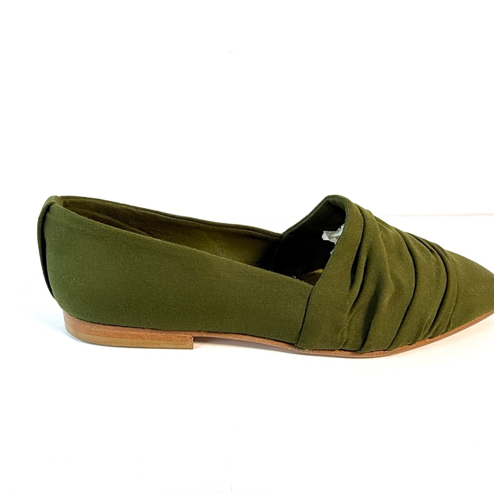 Kenneth Cole Olive Green Slip-On Shoes - Picture 7 of 11